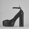 Donna Barca | Decollete Tacco 12 Cm In Pelle Nera