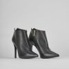 Donna Barca | Stivaletti Tacco Alto Tacco 10 Cm In Pelle Nera