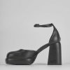 Donna Barca | Decollete Tacco 11 Cm In Pelle Nera