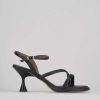 Donna Barca | Sandali Tacco Alto Tacco 6 Cm In Pelle Nera