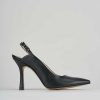 Donna Barca | Decollete Tacco 9 Cm In Pelle Nera