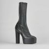 Donna Barca | Stivaletti Tacco Alto Tacco 13 Cm In Pelle Nera