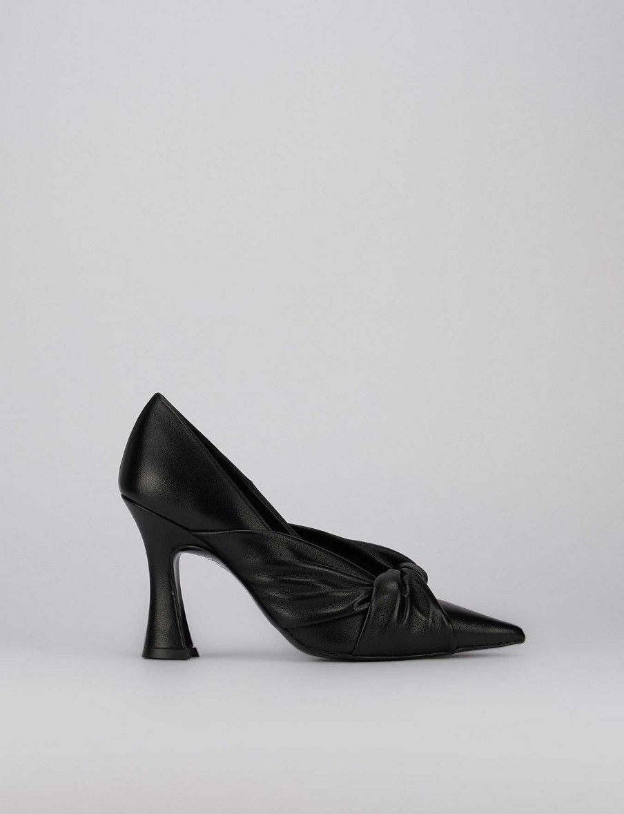 Donna Barca | Decollete Tacco 9 Cm In Pelle Nera