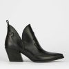 Donna Barca | Stivaletti Tacco Alto Tacco 6 Cm In Pelle Nera