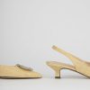 Donna Barca | Decollete Tacco 5 Cm In Pelle Beige