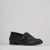 Uomo Barca | Mocassini Tacco 1 Cm In Pelle Nera