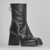 Donna Barca | Stivaletti Tacco Alto Tacco 6 Cm In Pelle Nera