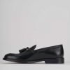 Uomo Barca | Mocassini Tacco 2 Cm In Pelle Nera