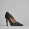 Donna Barca | Decollete Tacco 9 Cm In Pelle Nera