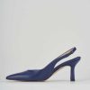 Donna Barca | Decollete Tacco 7 Cm In Pelle Blu