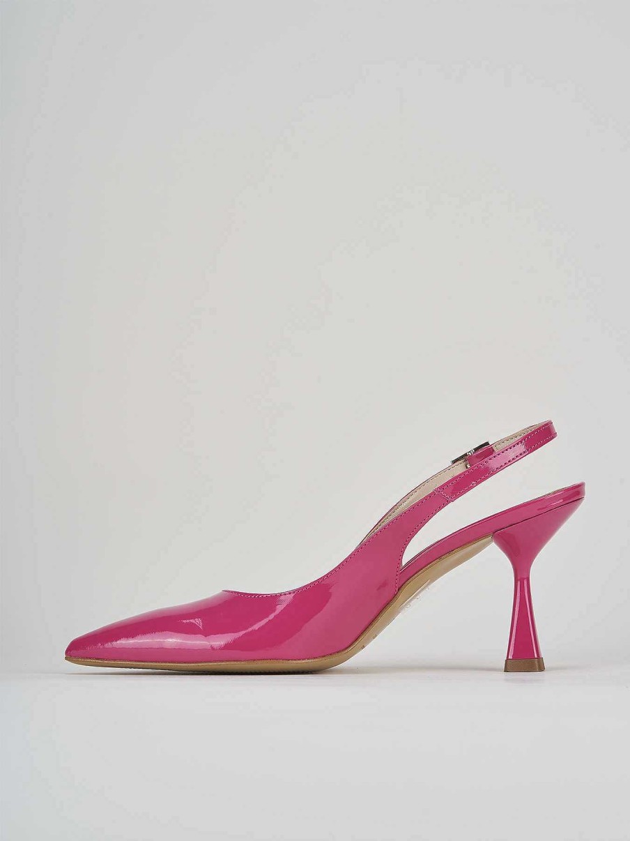 Donna Barca | Decollete Tacco 7 Cm In Vernice Rosa