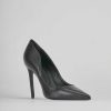 Donna Barca | Decollete Tacco 10 Cm In Pelle Nera