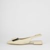 Donna Barca | Scarpe Basse Tacco 1 Cm In Pelle Beige