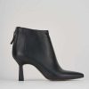 Donna Barca | Stivaletti Tacco Alto Tacco 7 Cm In Pelle Nera