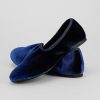 Donna Barca | Scarpe Basse Tacco 1 Cm In Velluto Blu