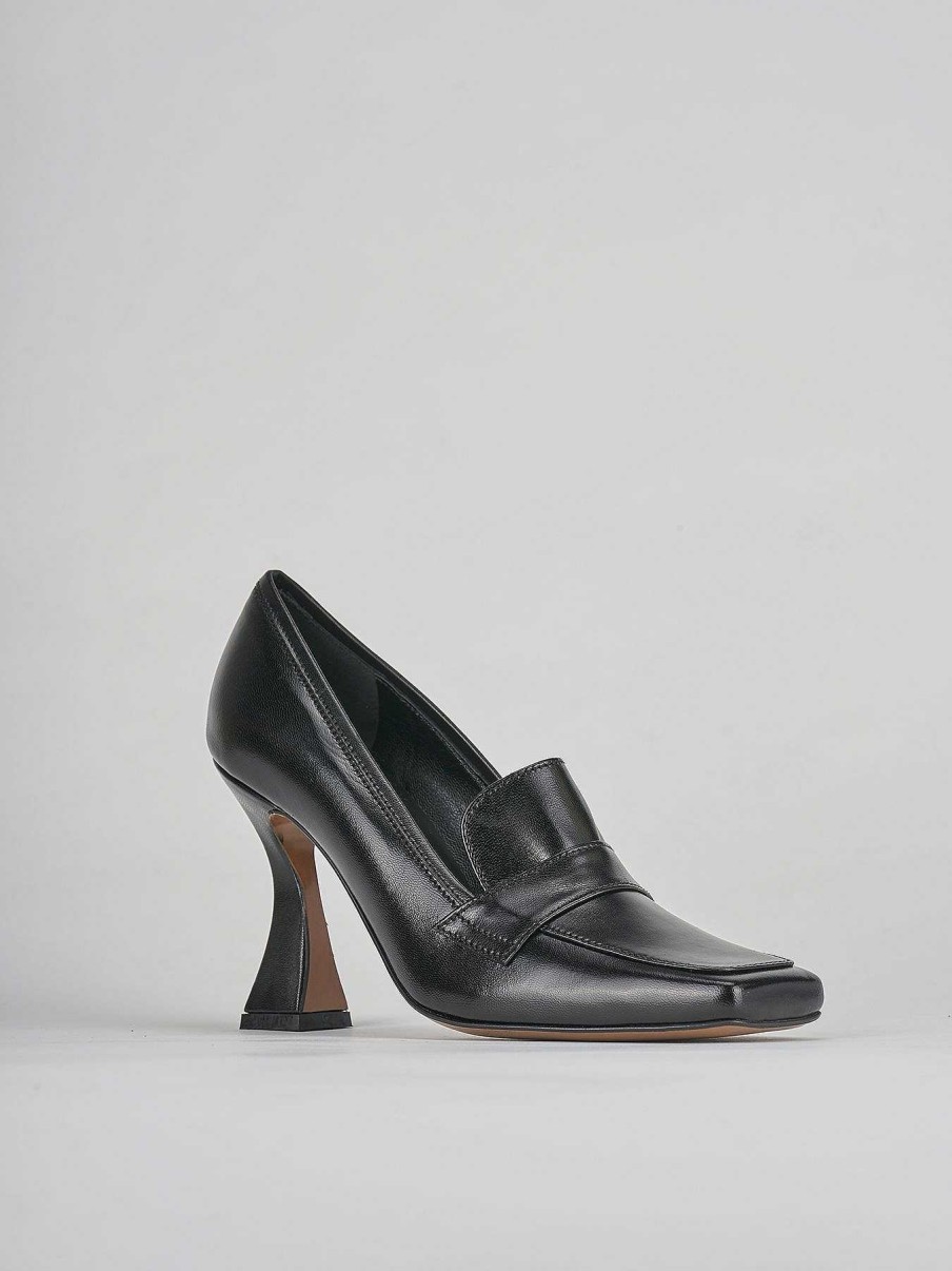 Donna Barca | Decollete Tacco 9 Cm In Pelle Nera