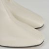 Donna Barca | Stivaletti Tacco Alto Tacco 8 Cm In Pelle Beige