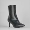 Donna Barca | Stivaletti Tacco Alto Tacco 5 Cm In Pelle Nera