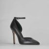 Donna Barca | Decollete Tacco 9 Cm In Pelle Nera