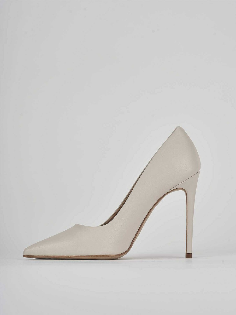 Donna Barca | Decollete Tacco 10 Cm In Pelle Beige