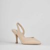 Donna Barca | Decollete Tacco 7 Cm In Pelle Beige