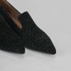 Donna Barca | Scarpe Basse Tacco 1 Cm In Pelle Nera