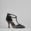 Donna Barca | Decollete Tacco 7 Cm In Pelle Nera