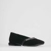 Donna Barca | Scarpe Basse Tacco 1 Cm In Velluto Nero