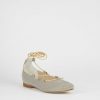 Donna Barca | Scarpe Basse Tacco 1 Cm In Pelle Beige