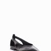 Donna Barca | Scarpe Basse Tacco 1 Cm In Pelle Nera