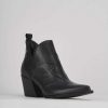 Donna Barca | Stivaletti Tacco Alto Tacco 7 Cm In Pelle Nera