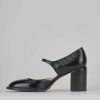 Donna Barca | Decollete Tacco 7 Cm In Vernice Nera