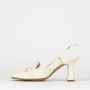 Donna Barca | Decollete Tacco 7 Cm In Pelle Beige