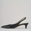 Donna Barca | Decollete Tacco 3 Cm In Pelle Nera