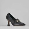 Donna Barca | Decollete Tacco 7 Cm In Pelle Nera