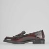 Donna Barca | Mocassino Tacco 2 Cm In Pelle Bordeaux