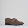 Uomo Barca | Mocassino Tacco 1 Cm In Camoscio Beige