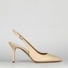 Donna Barca | Decollete Tacco 7 Cm In Pelle Beige