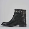 Donna Barca | Stivaletti Tacco 1Cm Pelle Nero