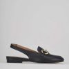 Donna Barca | Mocassini Tacco 1 Cm In Pelle Nera