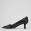 Donna Barca | Decollete Tacco 5 Cm In Pelle Nera