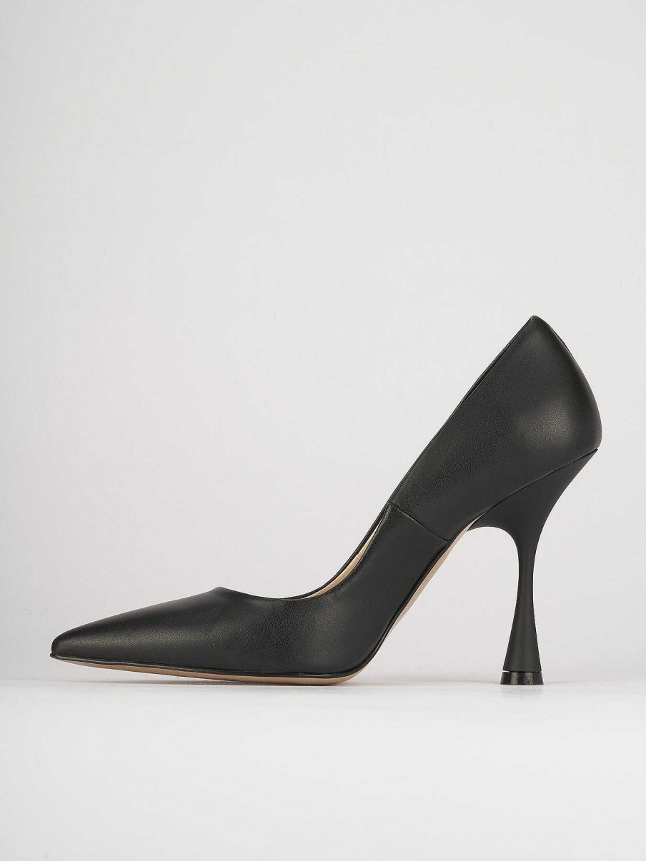 Donna Barca | Decollete Tacco 9 Cm In Pelle Nera