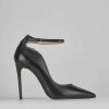 Donna Barca | Decollete Tacco 11 Cm In Pelle Nera