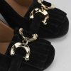 Donna Barca | Decollete Tacco 7 Cm In Camoscio Nero