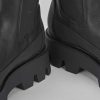 Donna Barca | Stivaletti Tacco Basso Tacco 3 Cm In Pelle Nera