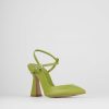 Donna Barca | Decollete Tacco 10 Cm In Pelle Verde