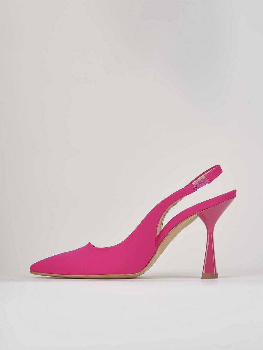 Donna Barca | Decollete Tacco 9 Cm Rosa Licra