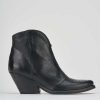 Donna Barca | Stivaletti Tacco Alto Tacco 6 Cm In Pelle Nera