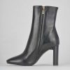 Donna Barca | Stivaletti Tacco Alto Tacco 9 Cm In Pelle Nera