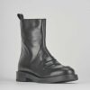 Donna Barca | Stivaletti Tacco Basso Tacco 3 Cm In Pelle Nera